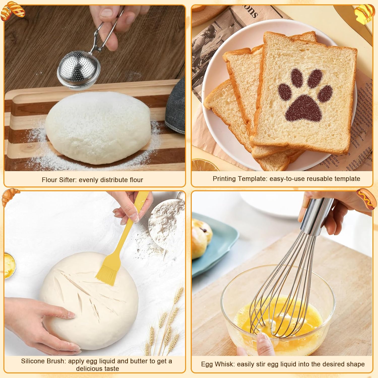 Detalle de Goeveo Sourdough Starter Kit 16-piece
