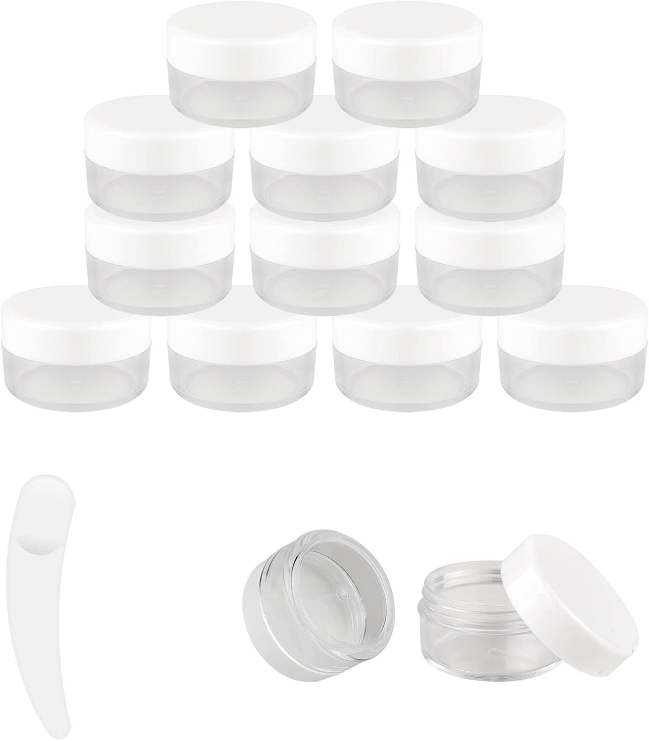 MELGO 12 x 5g Cosmetic Jars