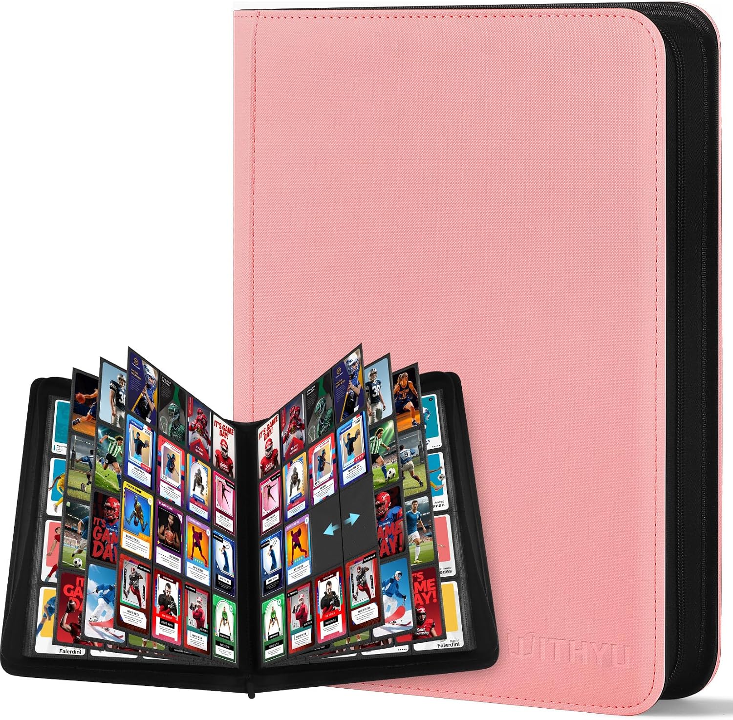 Detalle de WITHYU Sammelalbum 1024 Karten rosa