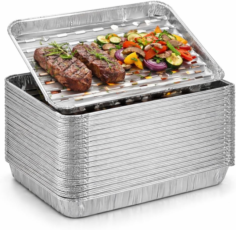 Thumbnail 6 de TK Gruppe Timo Klingler 20er Einwegschale aus Aluminium – 1200 ml, ca. 14×19×4 cm