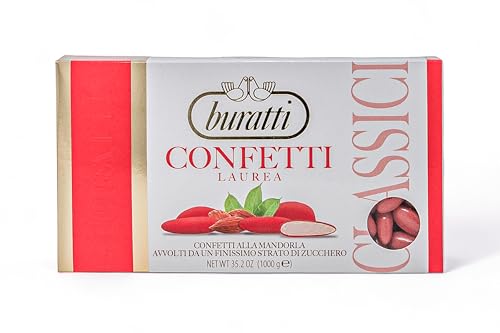 Detalle 2 de Buratti Confetti alla Mandorla Colore Rosso – 1 kg