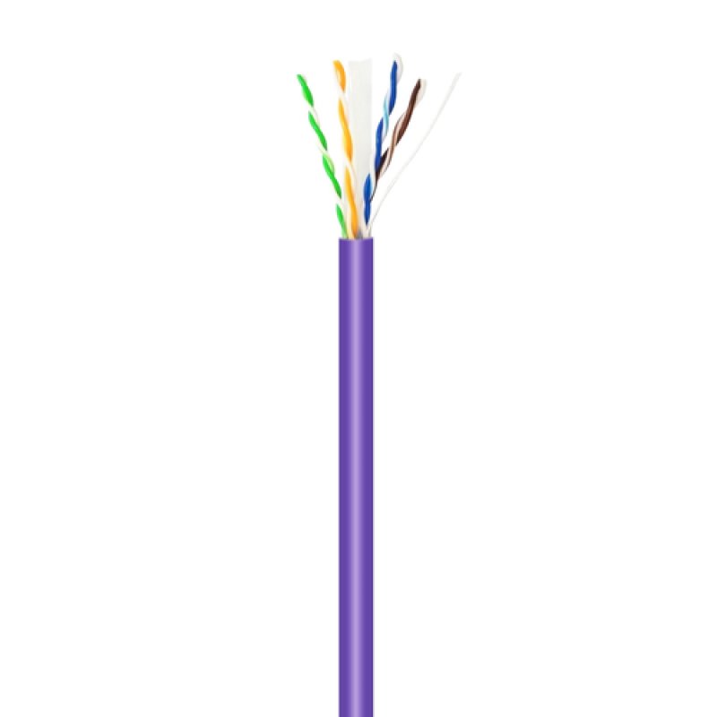 Detalle 1 de Aisens Cable de red Cat 6 UTP 500 m violeta 📡