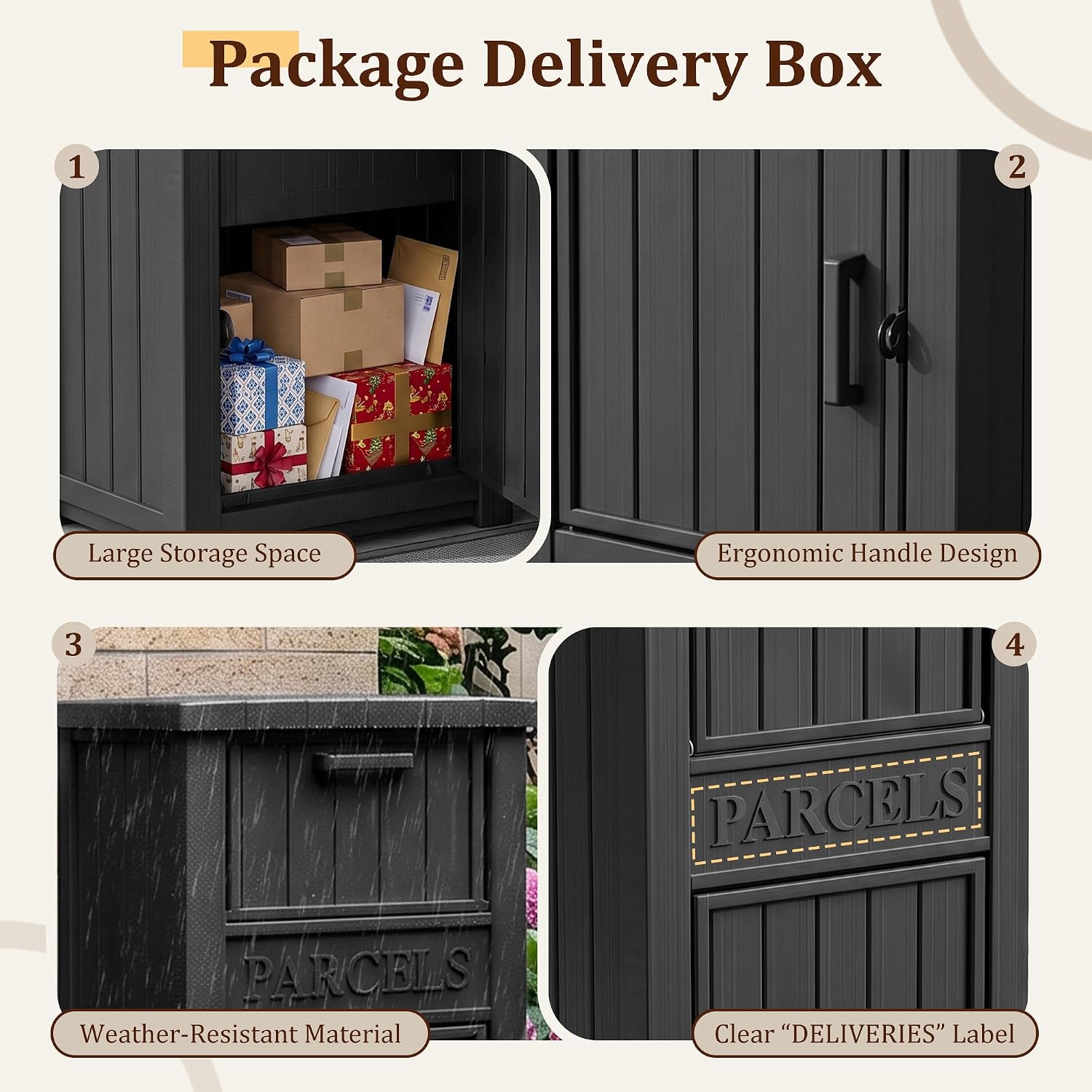 Thumbnail 5 de ATMELT Outdoor Package Delivery Box 120-Gallon
