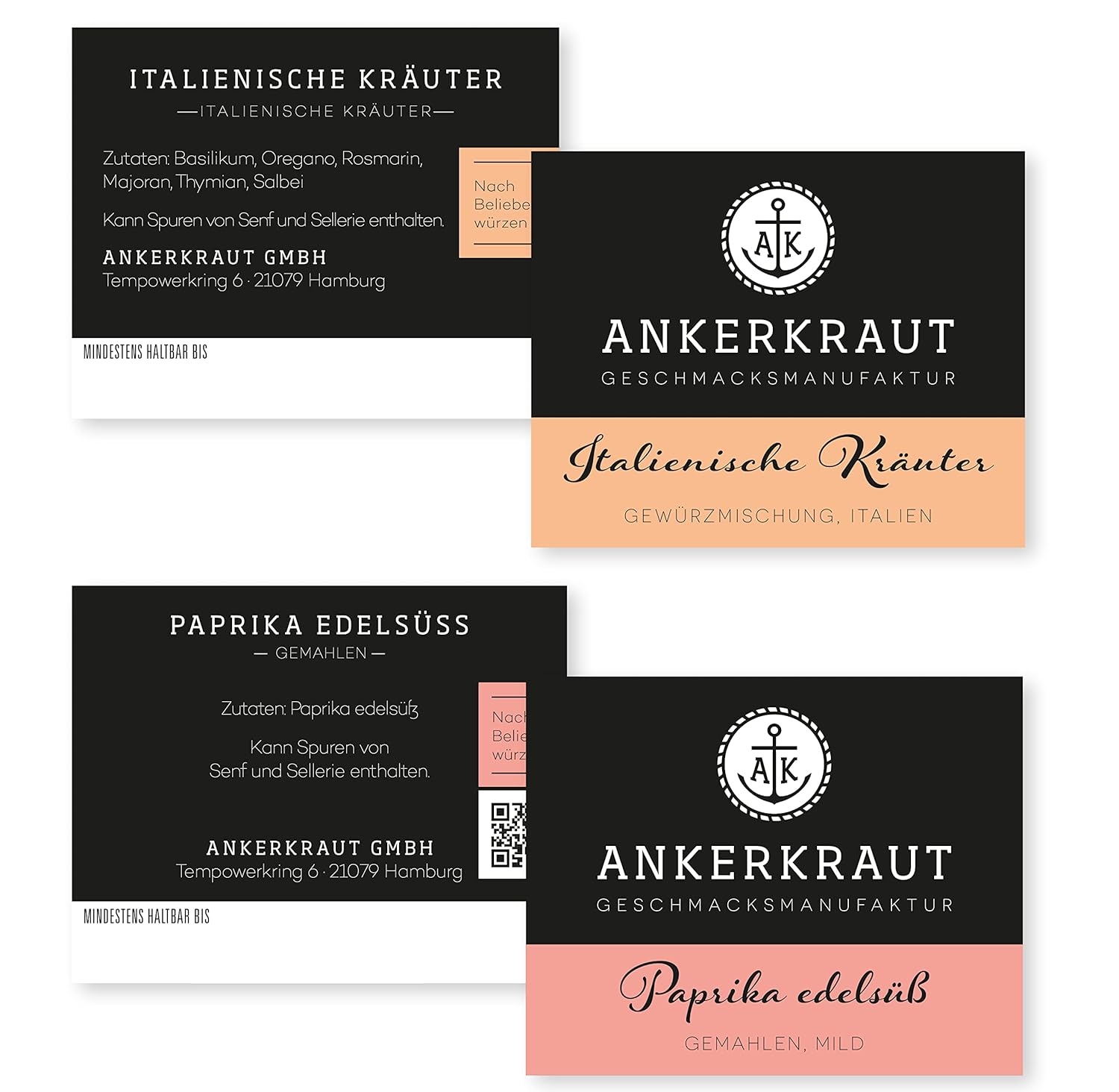 Thumbnail 2 de Ankerkraut Küchen Starter-Set mit 6 Gewürzen – Korkengläser als Kitchen-Basic für Einzug & Umzug