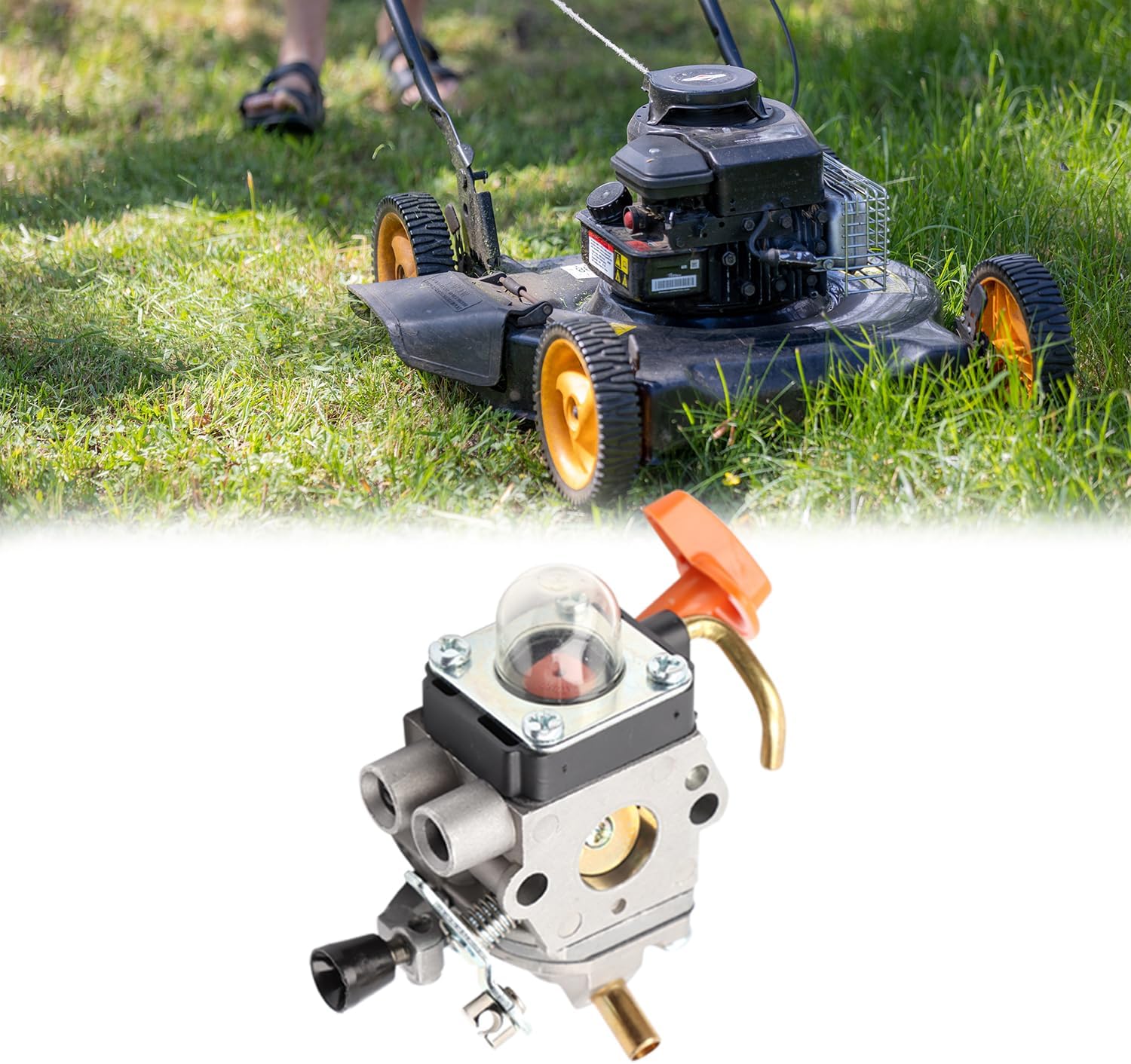 Thumbnail 6 de AMZSKU FS90HYQ carburateur voor trimmers en combimotoren, inclusief montagekit