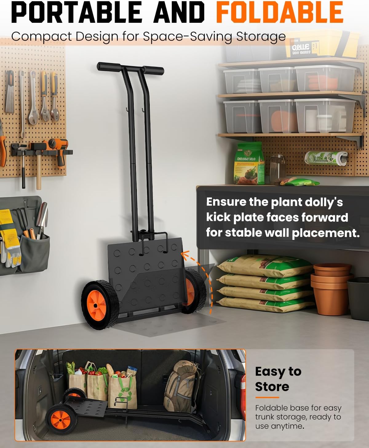 Thumbnail 4 de OICIPT Plant Caddy with Wheels, 176 lb Capacity