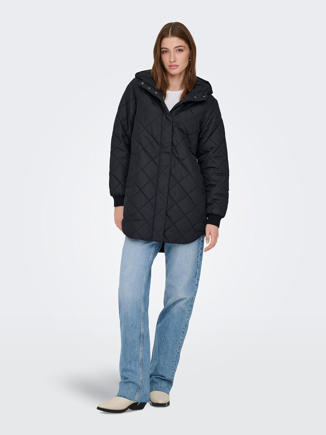 Thumbnail 5 de ONLY Quilted Hood Zip Coat Onljuliet Otw Noos-Cappotto Trapuntato con Cappuccio e Cerniera Donna