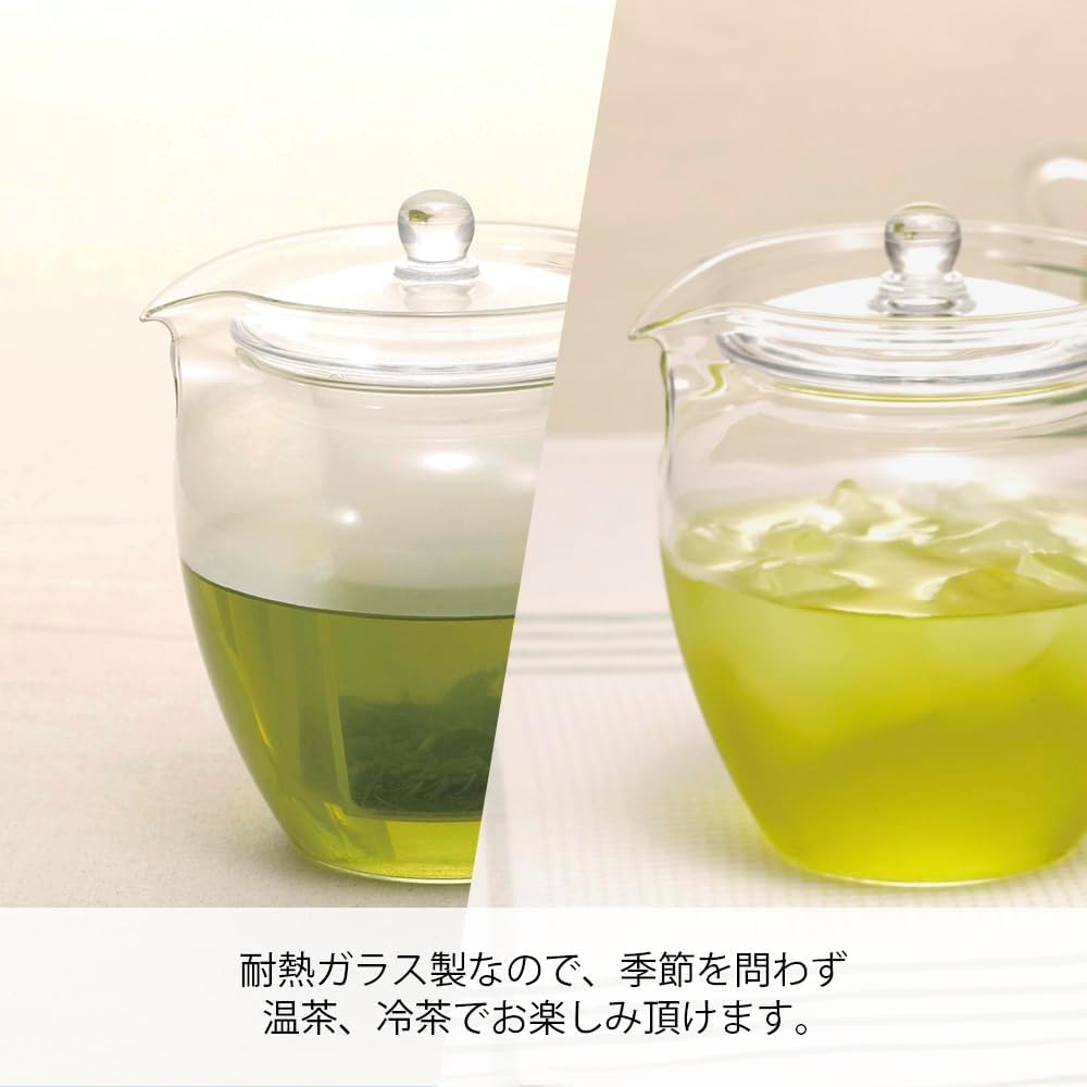 Thumbnail 1 de HARIO 茶茶 なつめ CHRN-4N 耐熱ガラス急須 700ml・大きな茶こし付き