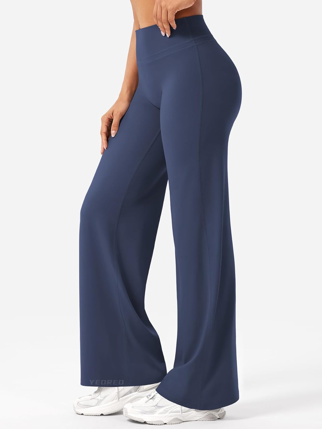 Thumbnail 2 de YEOREO Straight Leggings Damen Invisible Scrunch – Hohe Taille, Nahtlos, Weites Bein