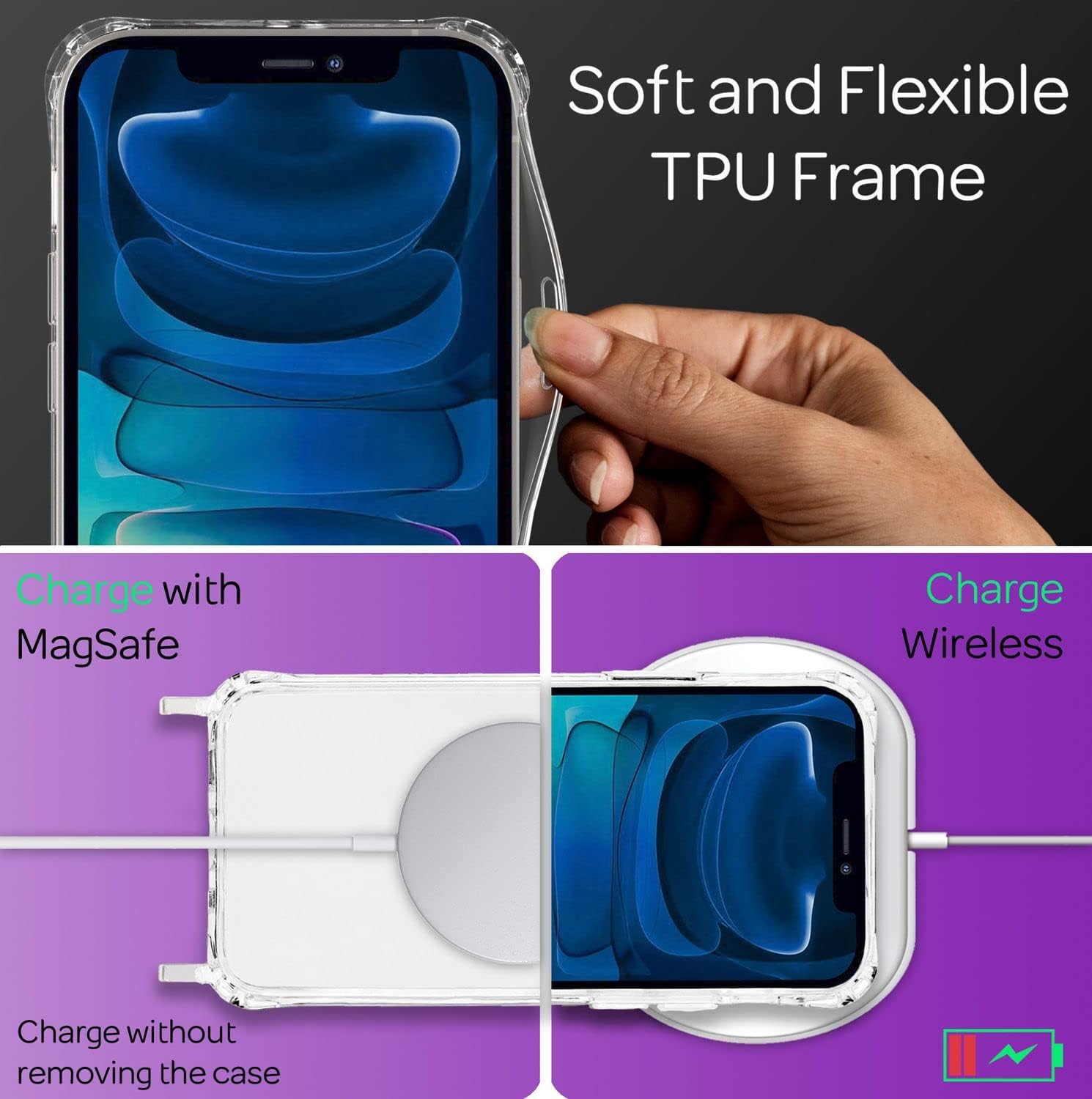 Thumbnail 4 de NALIA Hangit Pro Handykette fürs iPhone 13 Pro Mintgrün