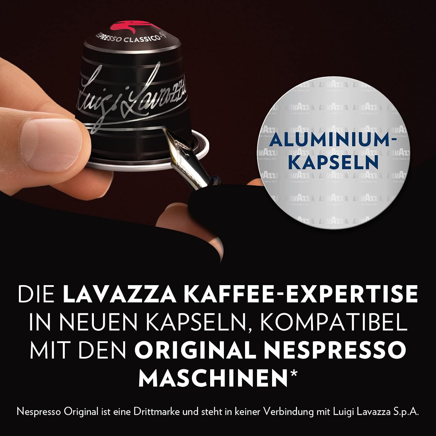 Detalle de Lavazza Espresso Maestro Ristretto – intensives Aromaerlebnis in Nespresso-kompatibler Kapselvariante