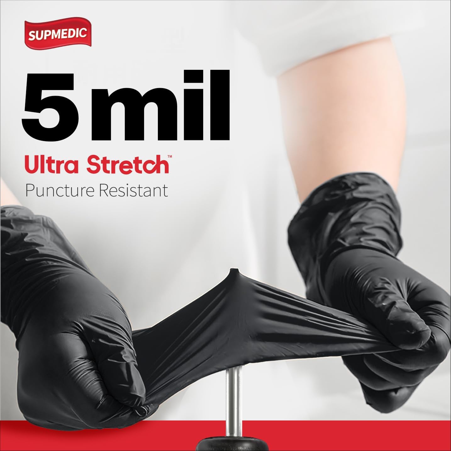 Detalle 2 de Supmedic 5Mil Nitrile Gloves 100-Pack