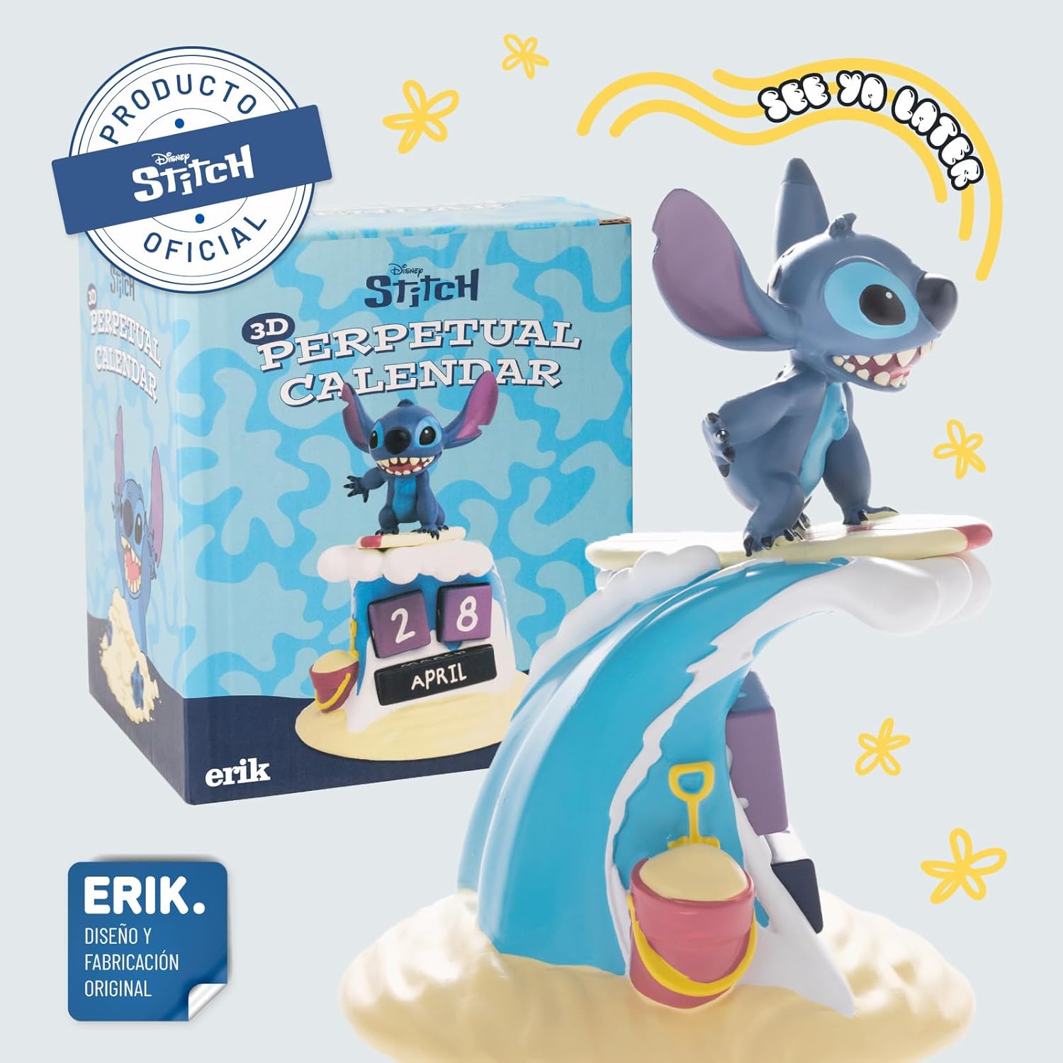 Thumbnail 5 de Calendario Perpetuo Stitch 3D figura 11,7 cm