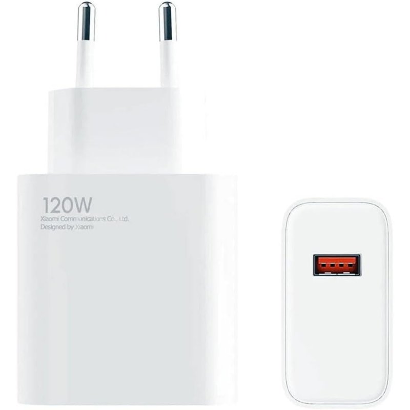 Detalle 2 de Xiaomi 120W Charging Combo Cargador USB-A blanco