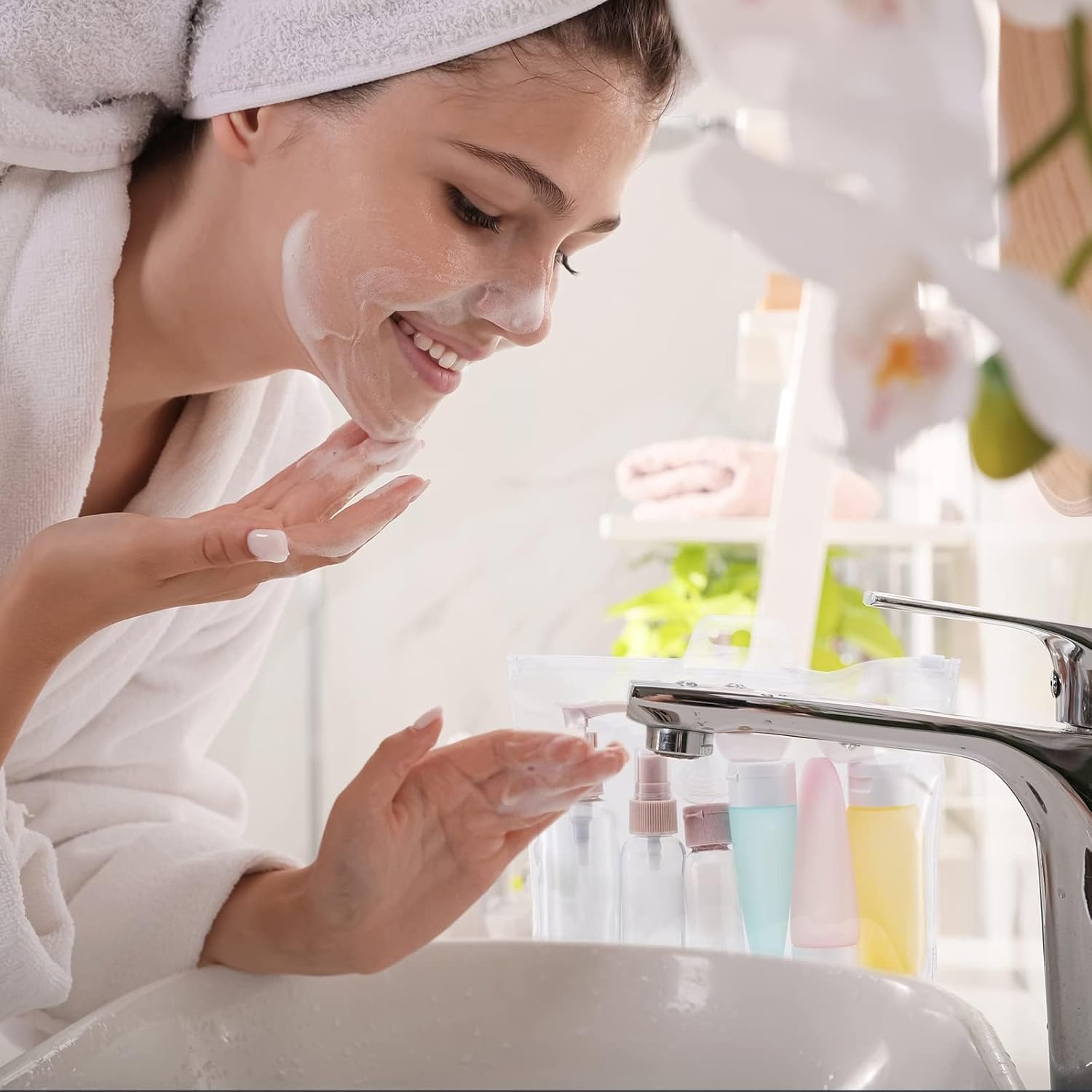 Thumbnail 4 de Carehabi 11-teiliger Reise-Flaschen-Set (30/50/60/80 ml) zum Befüllen – Pumpspender, Sprühflasche & Cremedosen