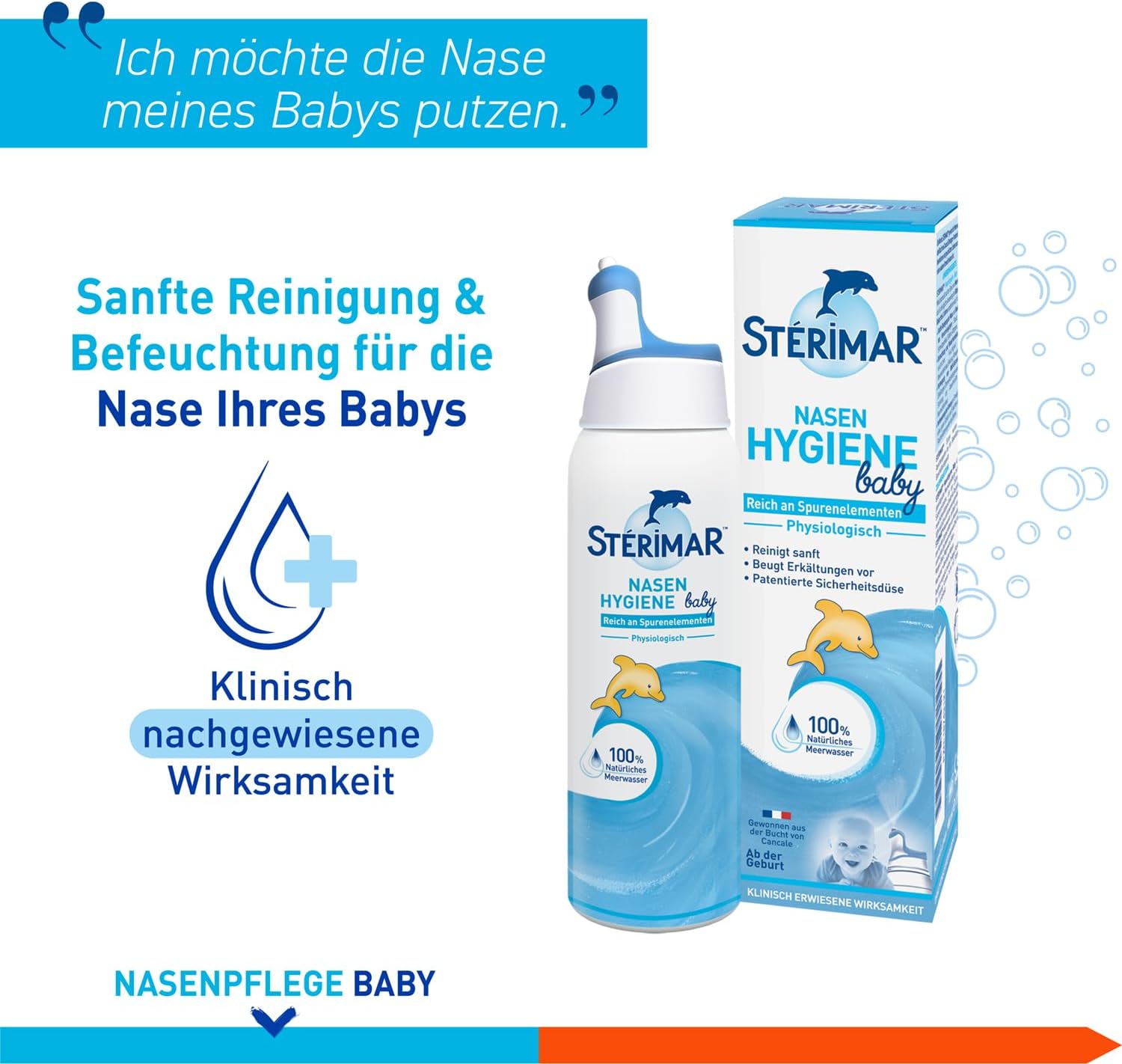 Detalle de Stérimar Nasenhygiene Baby 100 ml Spray