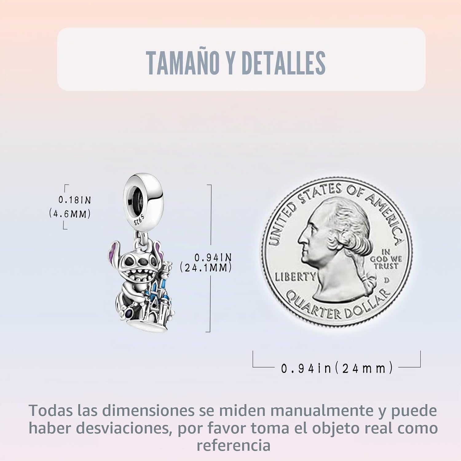 Detalle de HappyStar Bead Charms plata 925 4,6 mm