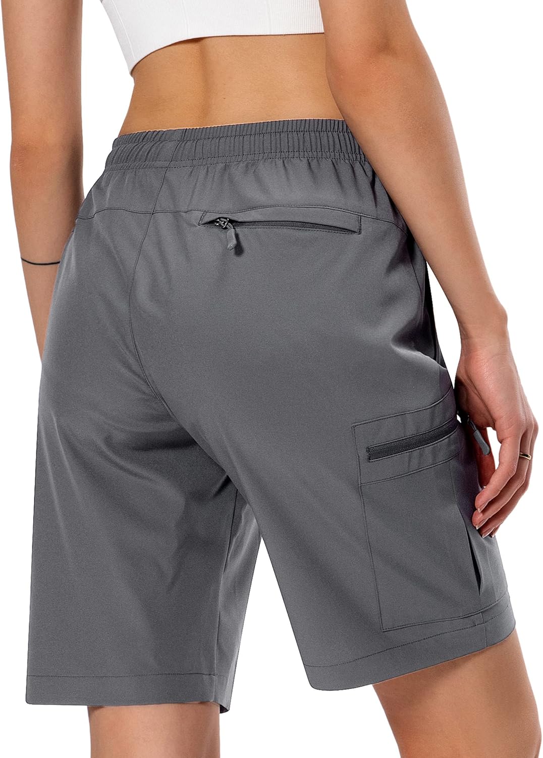 Thumbnail 3 de Hugut Women's Lightweight Hiking Cargo Shorts: Quick-Dry, Water-Resistant Adventure Ready