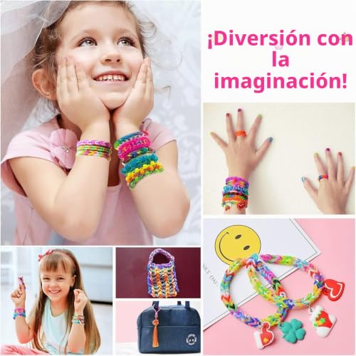 Detalle de JcoGel Juego de 2500 cintas de loom, 32 colores - Gomas para hacer pulseras