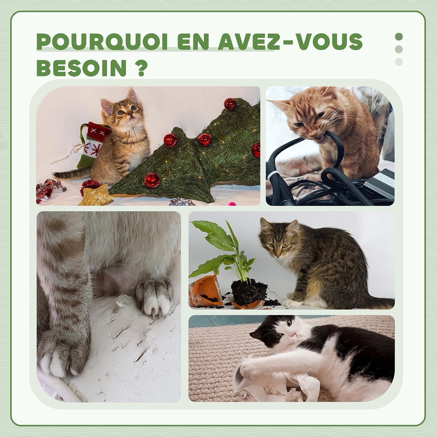 Thumbnail 5 de PawHut Arbre à Chat Hauteur 126 cm
