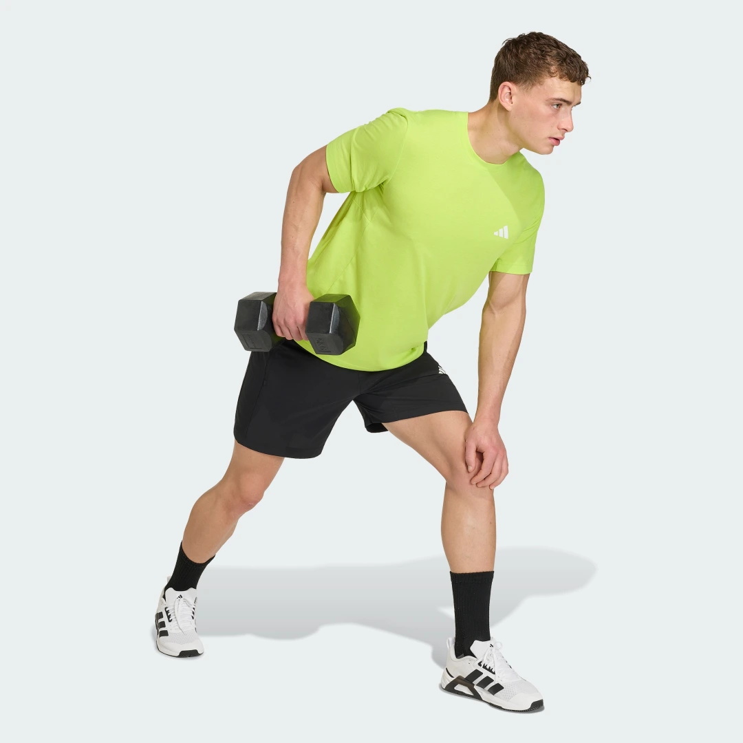 Detalle de Adidas Camiseta de entrenamiento Essentials Feelready – color Amarillo