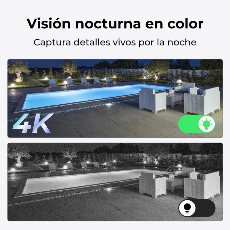 Detalle 2 de Reolink P330: Cámara Vigilancia IP PoE 4K para interior y exterior, con visión nocturna y IA