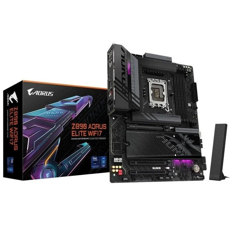 Detalle de Gigabyte Z890 AORUS ELITE WIFI7 placa base LGA1851 DDR5 ATX 🖥