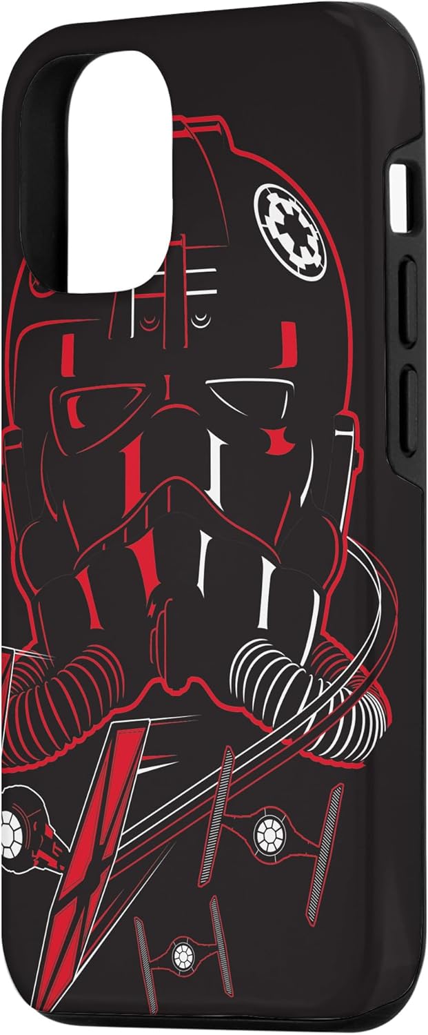 Thumbnail 1 de Coque Star Wars Imperial TIE Fighter Pilot pour iPhone 12/12 Pro (2 pièces : polycarbonate + TPU)