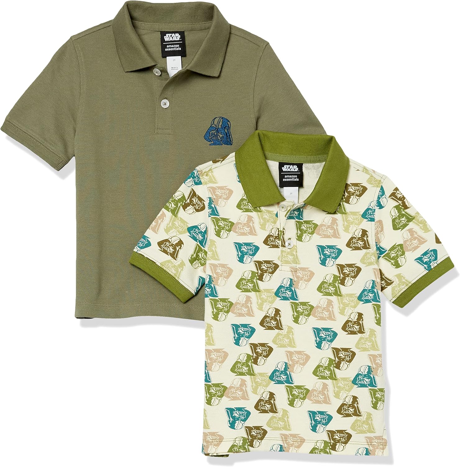Detalle de Amazon Essentials Boys' Short-Sleeve Polo Pack of 2