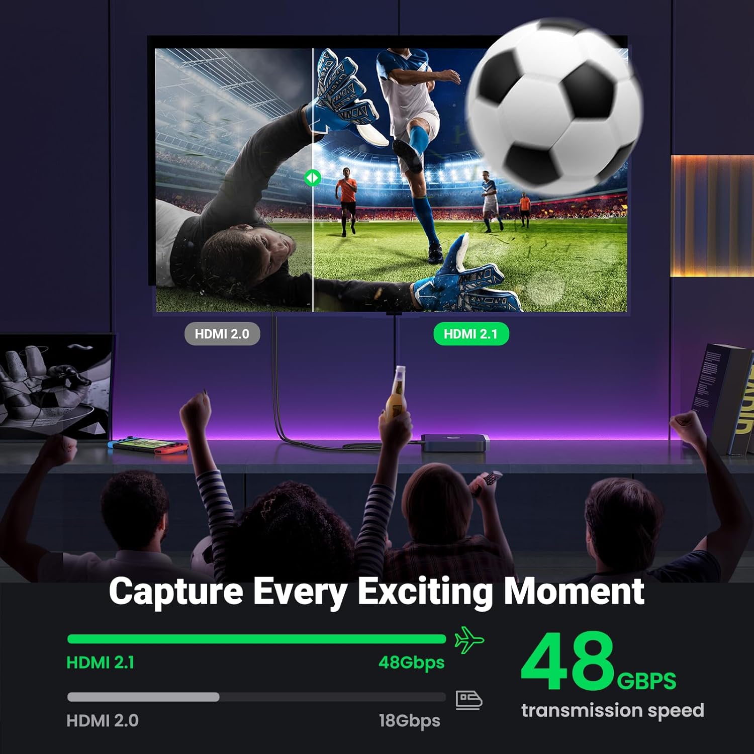 Thumbnail 3 de UGREEN HDMI 2.1 Extension 2m 48Gbps