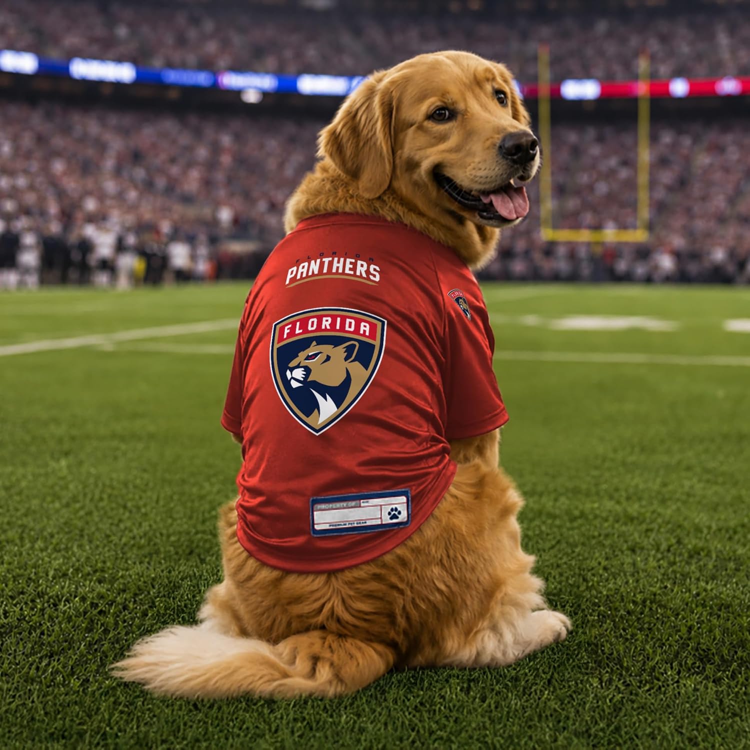 Detalle de Littlearth NHL Stretch Pet Jersey (Officially Licensed Teams) for Big Dogs