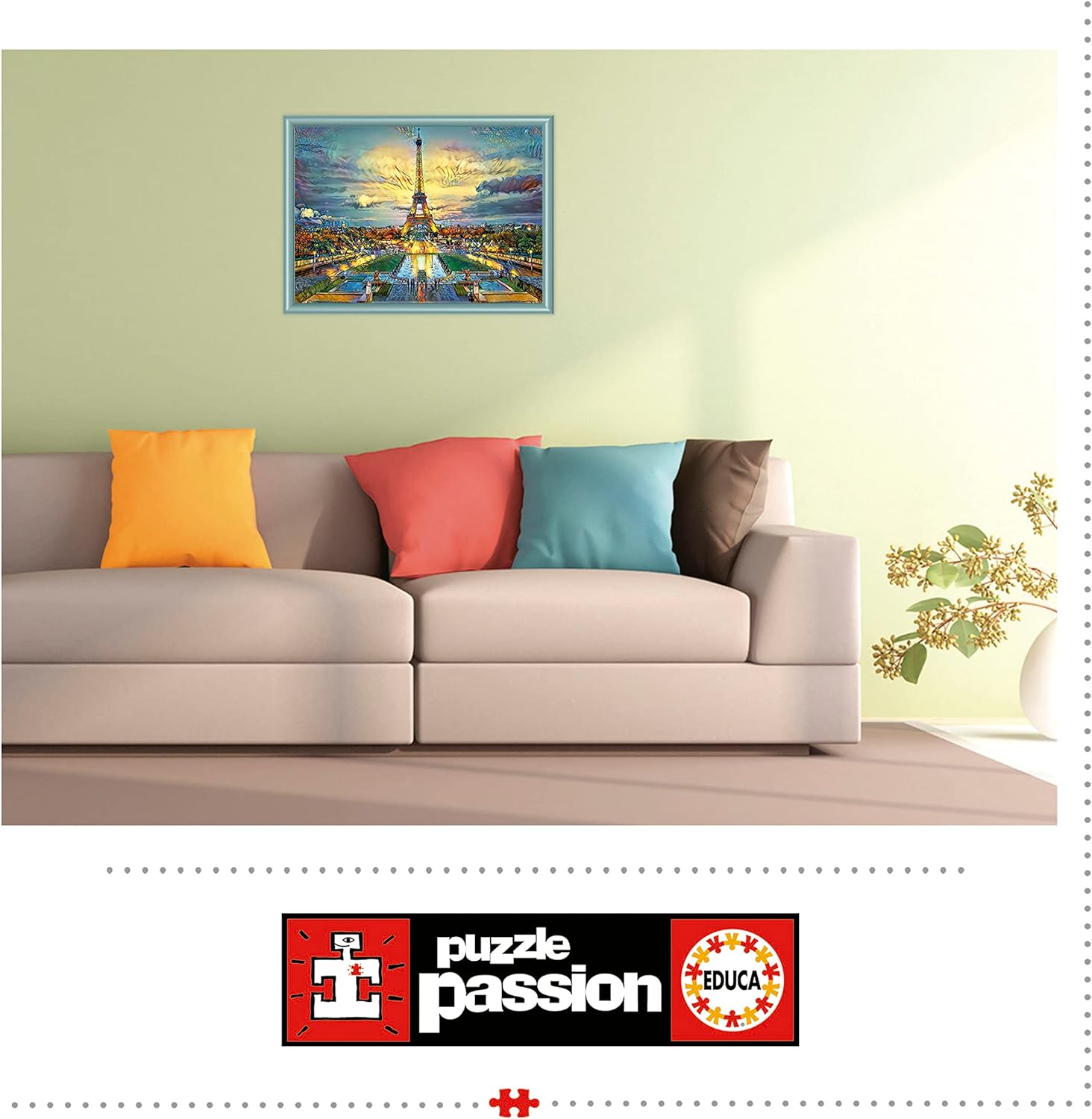 Thumbnail 4 de Puzzle adulte Educa Tour Eiffel 500 pièces (48 x 34 cm) dès 11 ans