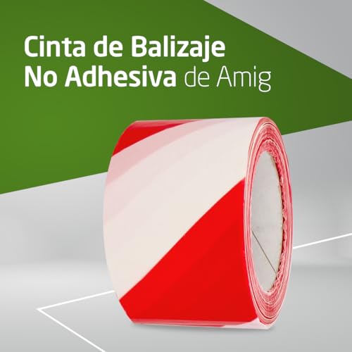 Detalle 2 de Amig Pack de 4 Cintas de Balizamiento 70 mm x 200 m