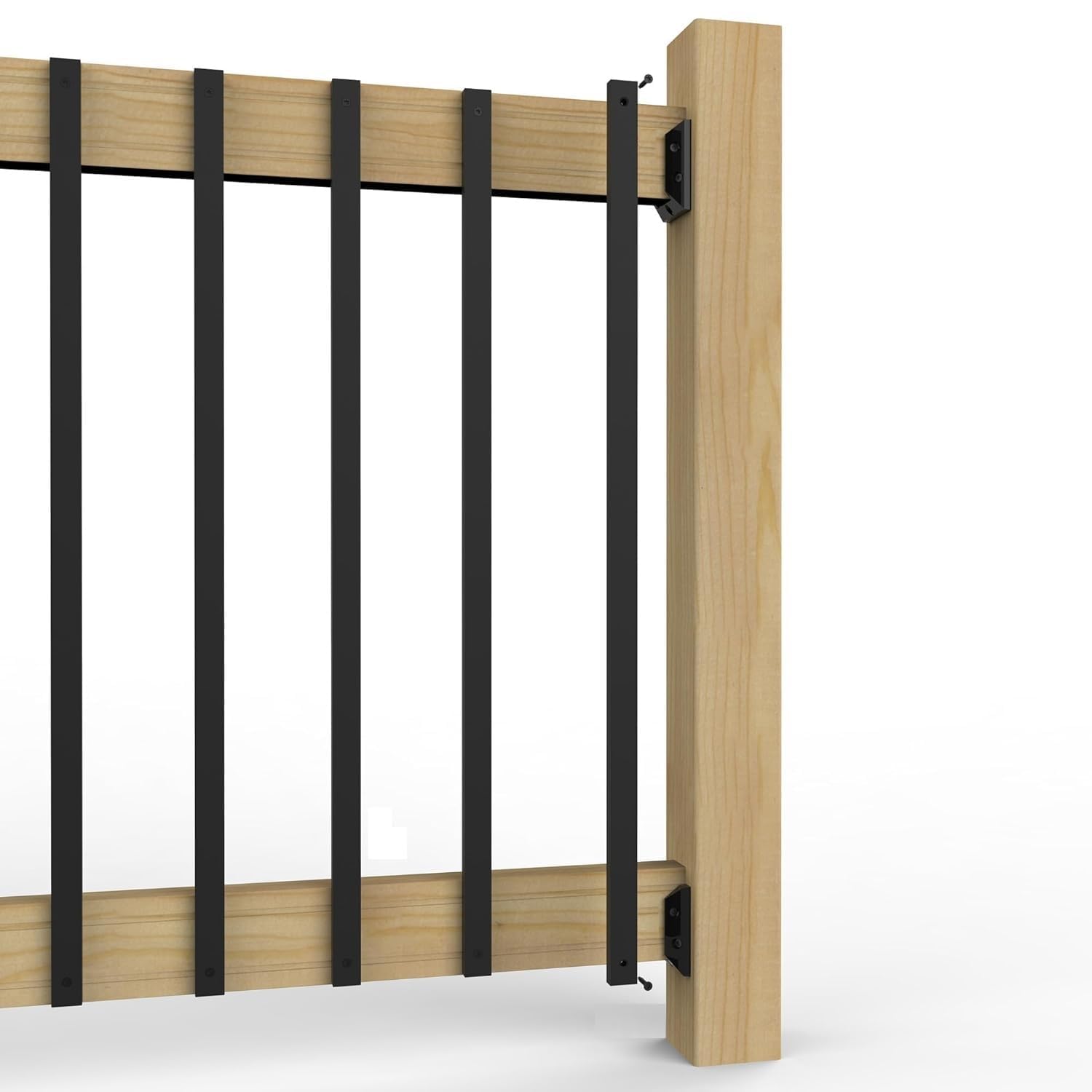 Thumbnail 6 de HZIU 101-Pack 29.5-Inch Rectangular Stainless Steel Deck Balusters, Black