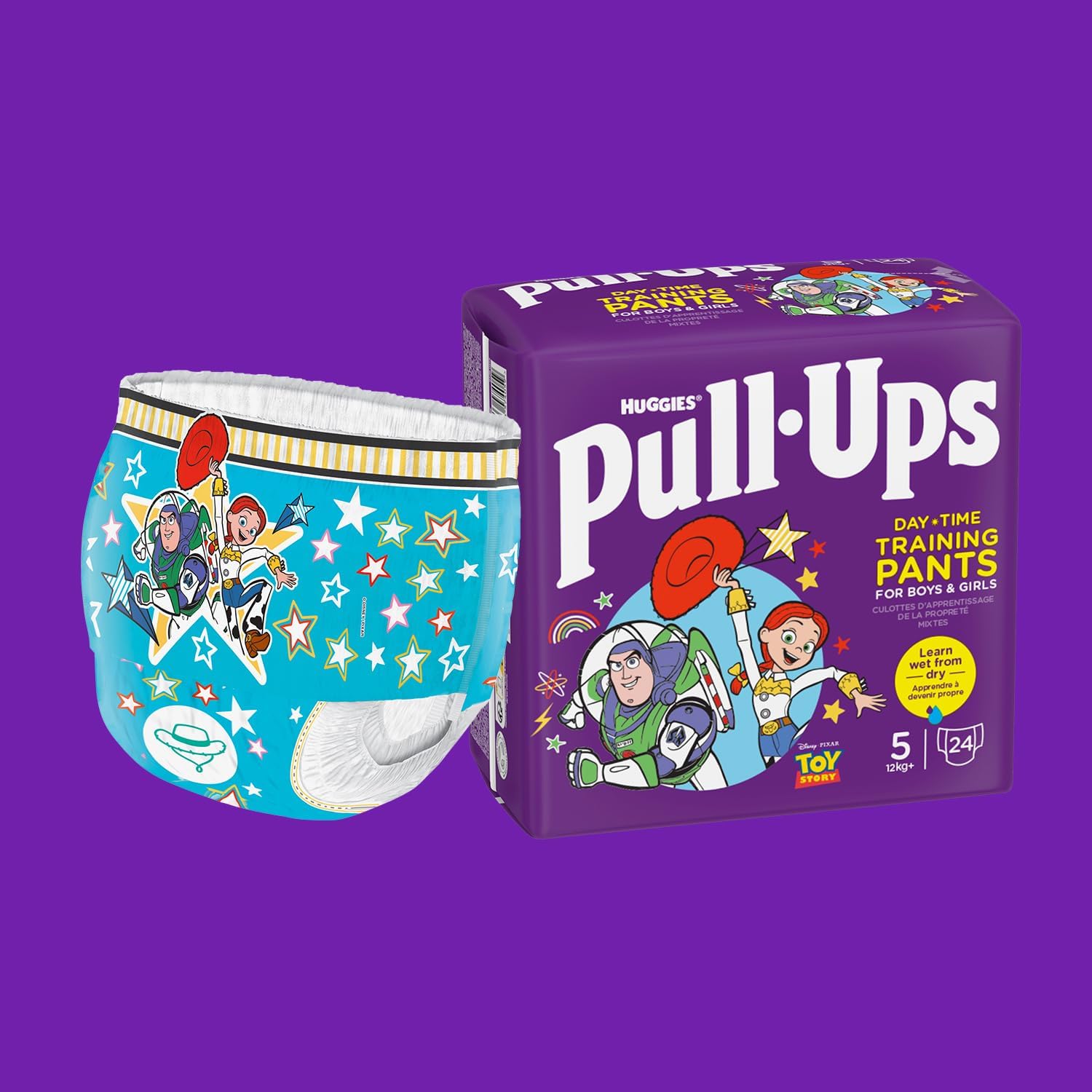 Thumbnail 1 de Huggies Klimmzüge Explorers für Jungen (1,5–3 Jahre), Größe 5–6 – 48 Windel-Hosen Flex & Protect