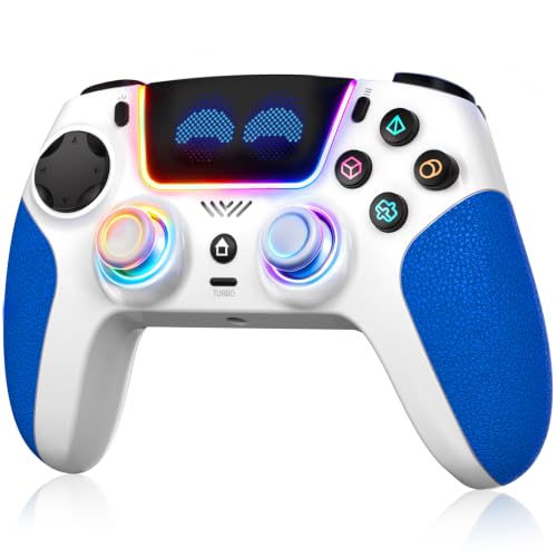 Detalle de SFGSUP Controller Wireless per PS5/PC/Steam Deck con Joystick Hall Effect, 8 colori RGB e Gyro 6 Assi