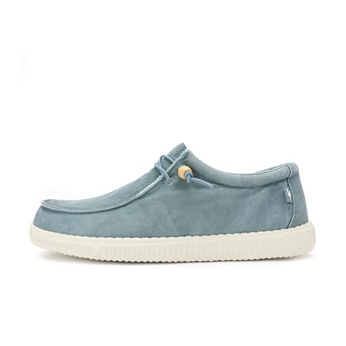 Detalle de Walk In Pitas WP150 Wallabi Washed – Mocasines sin Cordones para Hombre y Mujer