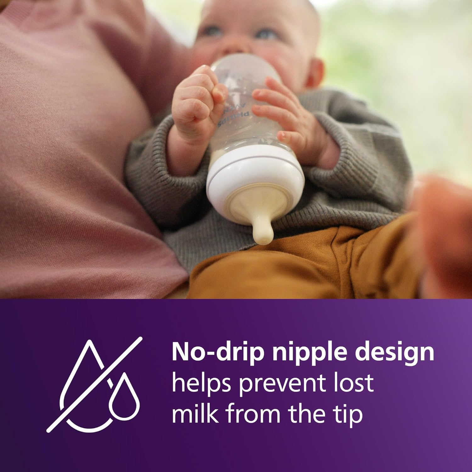 Thumbnail 5 de Philips Avent Natural Baby Bottles (Natural Response), Medium Flow, 9oz, 4-Pack (SCY903/04)