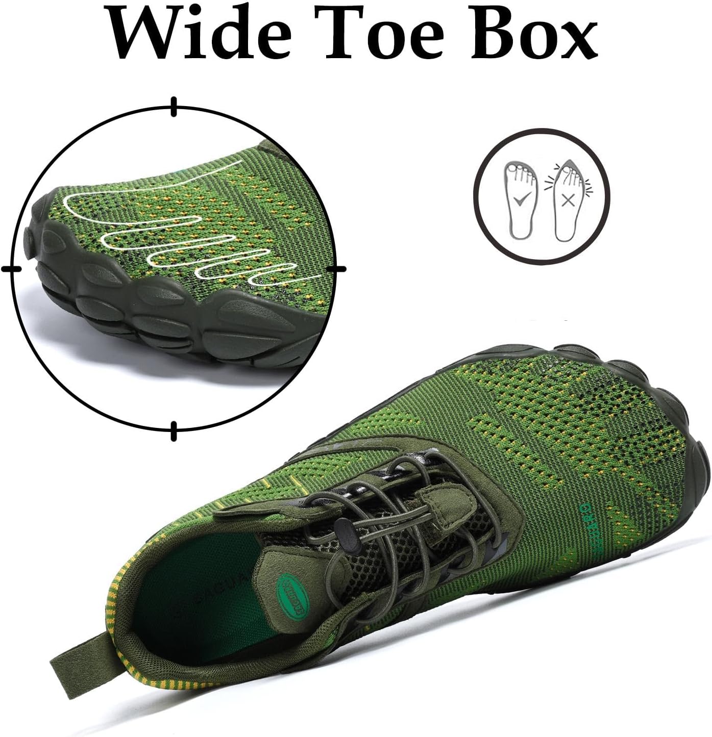 Thumbnail 2 de Barfußschuhe von SAGUARO mit breiter Zehenbox