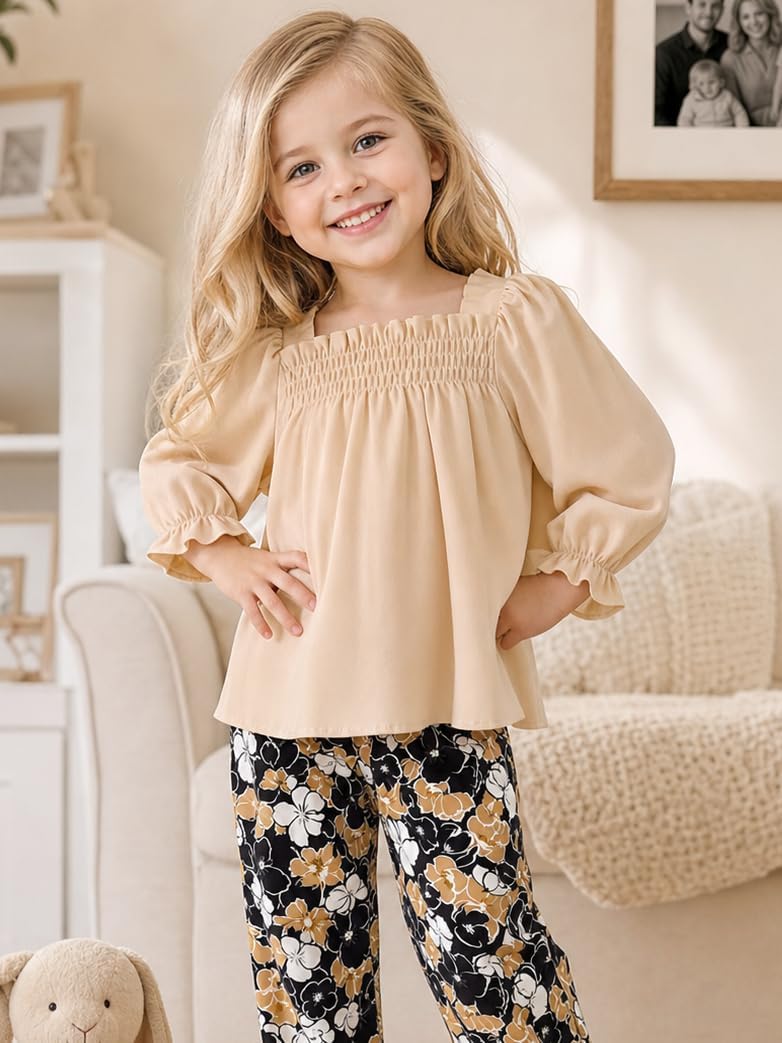 Detalle de Toddler Girl Clothing Set, Sizes 3T–8 Years