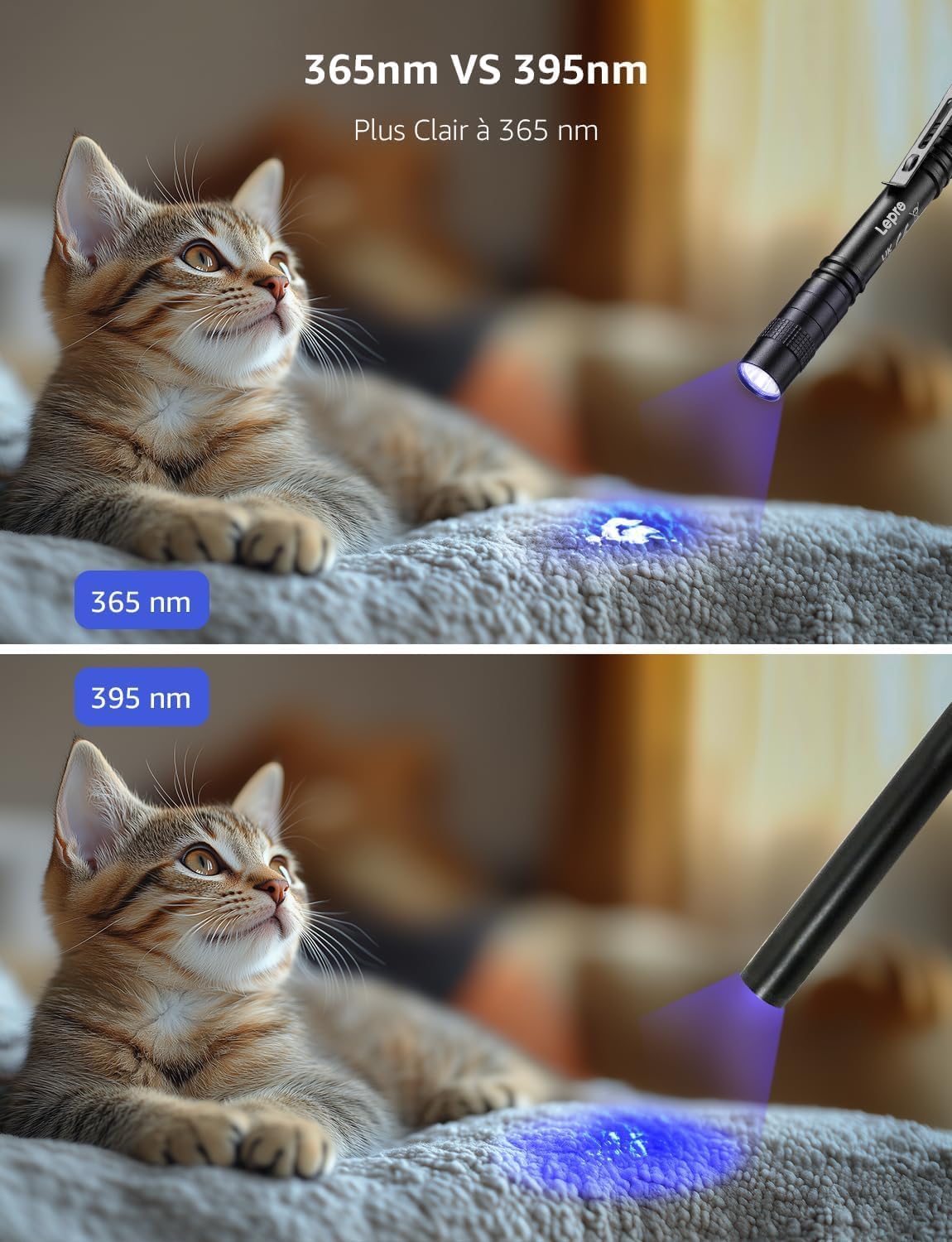 Thumbnail 1 de Lepro Lampe UV 365 nm Torche compacte