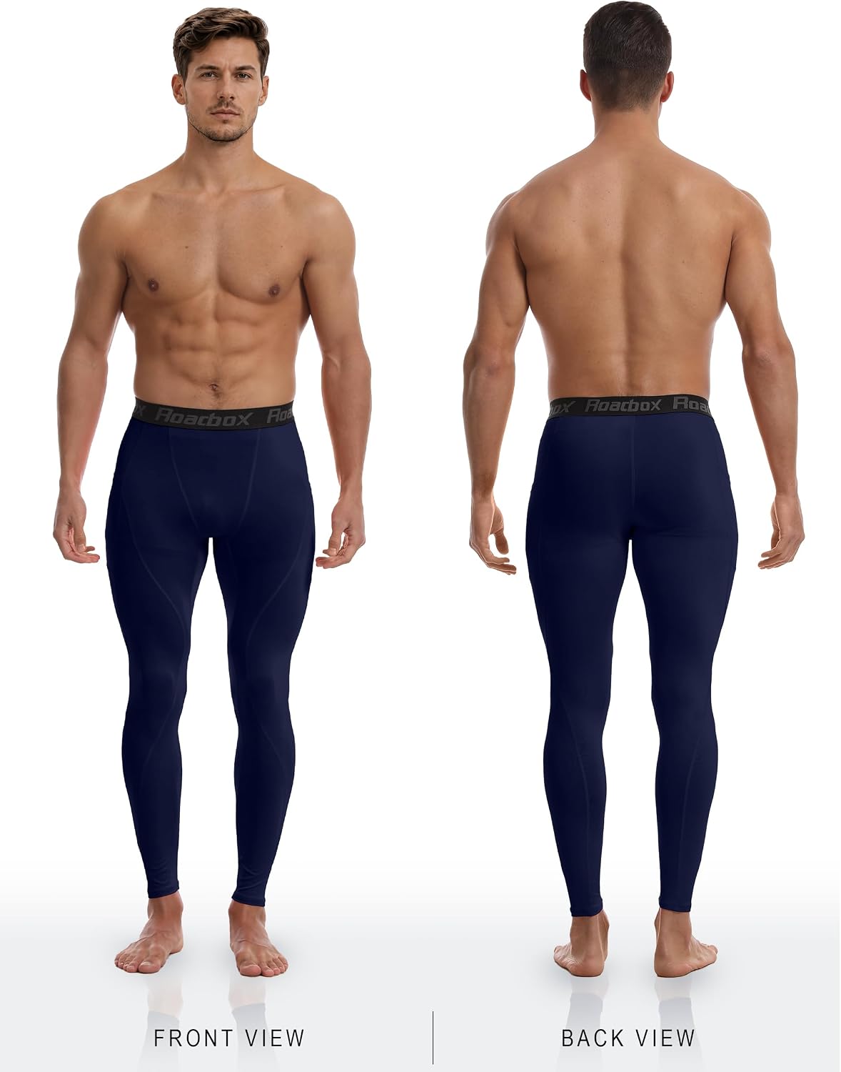 Detalle 2 de Roadbox Men's Compression Pants with Two Side Pockets