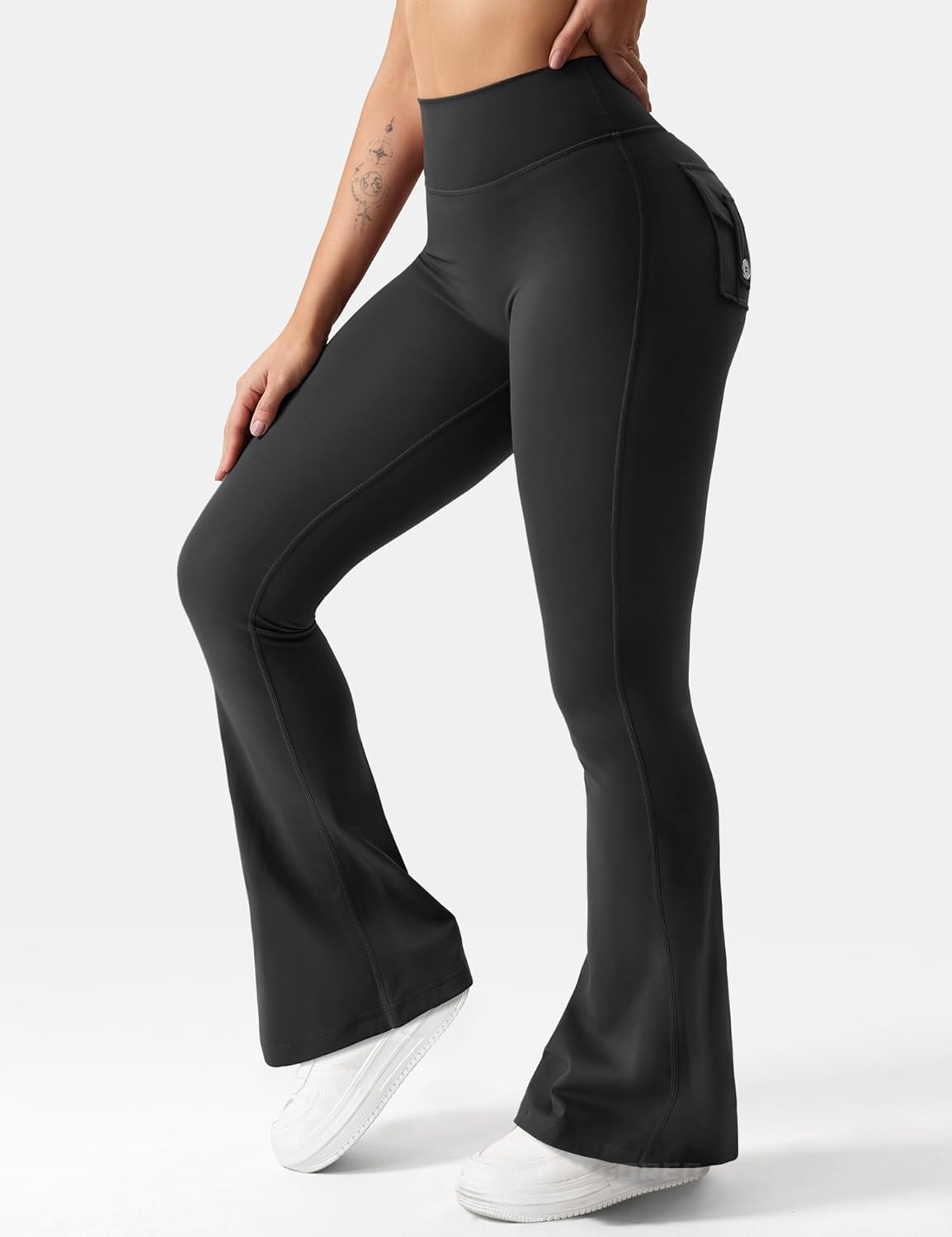 Thumbnail 3 de YEOREO CoreFlex Flare Leggings with Pockets for Women