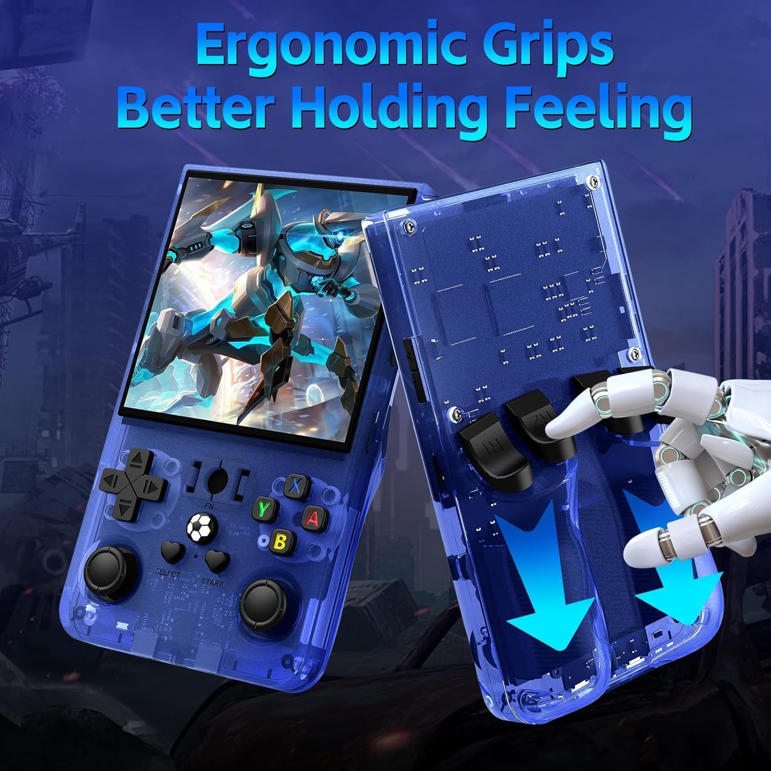 Thumbnail 5 de R36MAX Handheld Game Console: Retro Gaming on the Go with 64GB and Open Source Linux