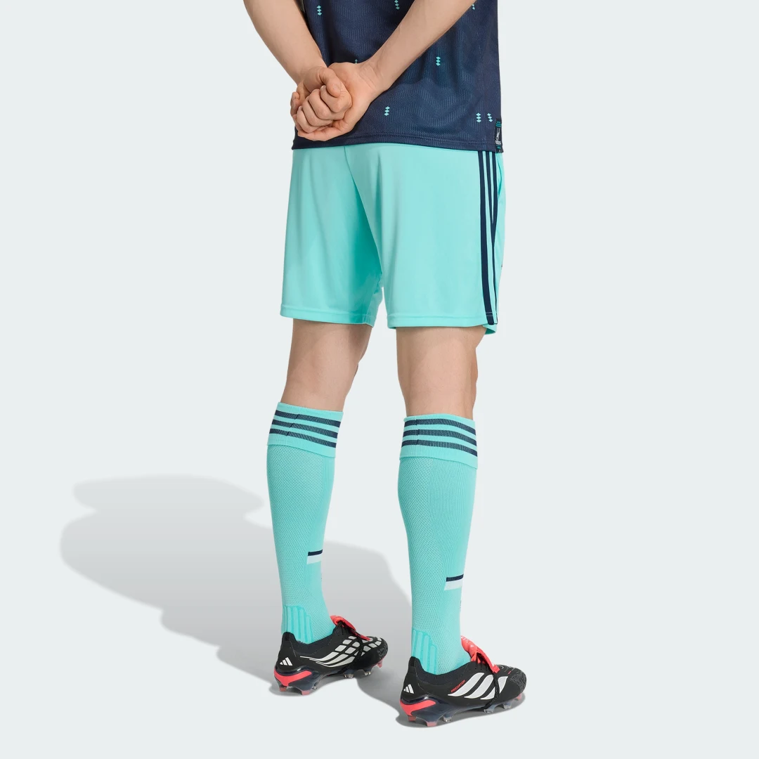 Detalle de Pantalón corto segunda equipación Alemania 26 de Adidas – Turquesa