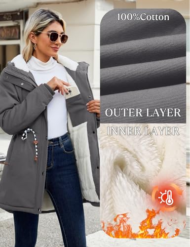 Thumbnail 4 de Xnova Manteau Femme Hiver Mi Longue