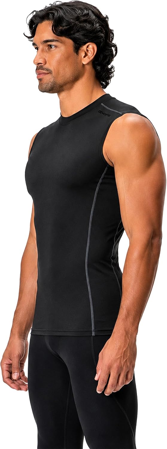 Thumbnail 1 de DEVOPS 3-Pack Compression Shirt Sleeveless