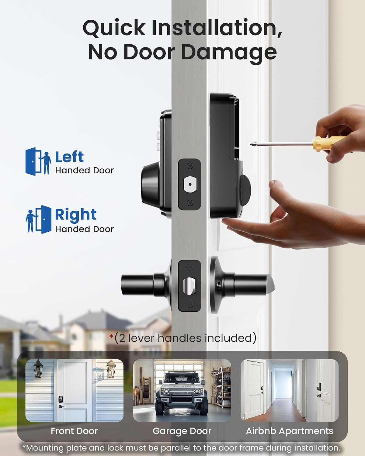 Thumbnail 6 de Veise Keypad Door Lock with 21 Codes