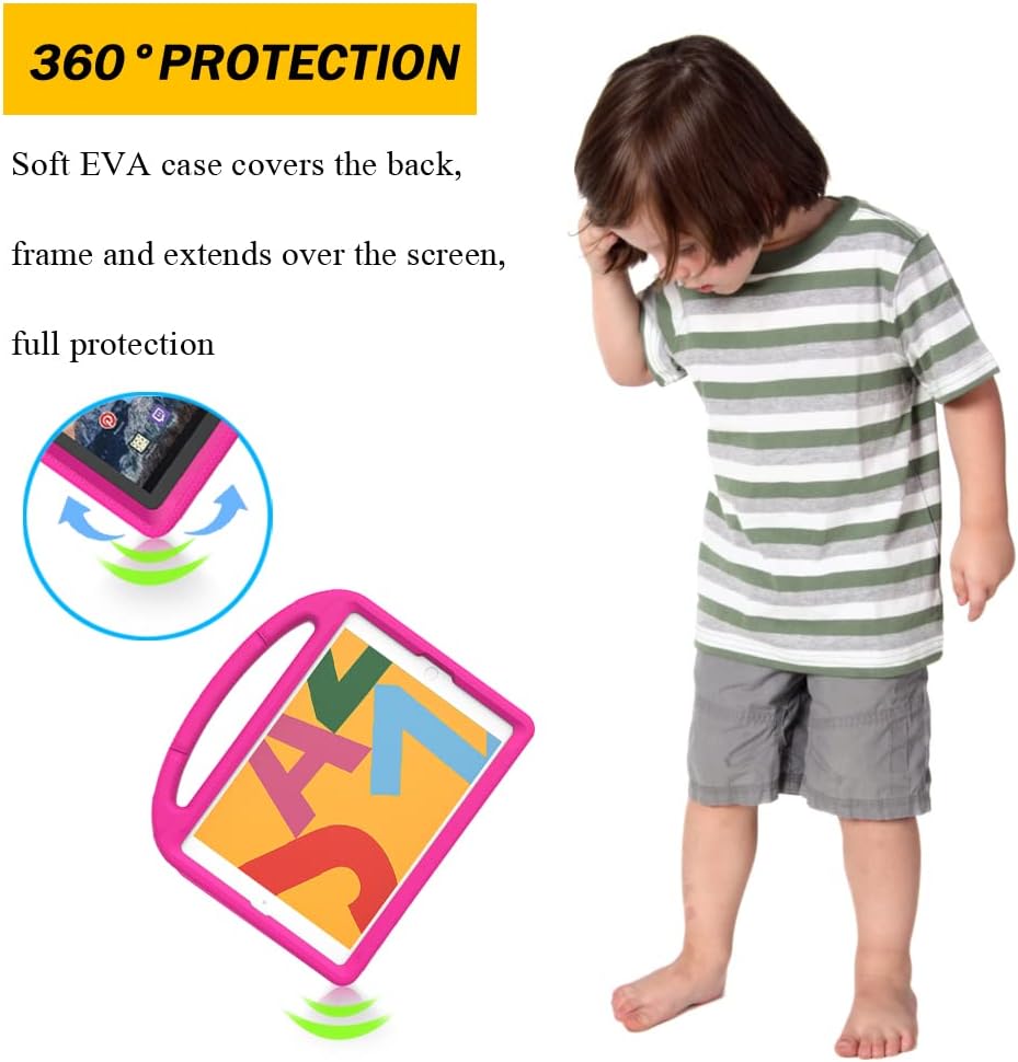 Thumbnail 2 de TrendGate Pink Kids Case for iPad 10.2 (9th/8th/7th Gen) with Handle and Kickstand
