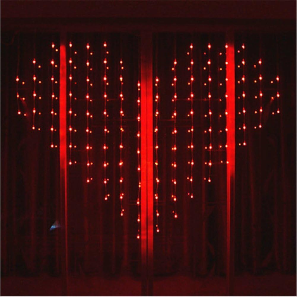 Detalle de ANJAYLIA VC-D-0008 Red LED String Lights, 10 ft, 30 LEDs